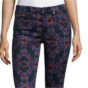 SOLD 7 For All Mankind The Mid-Rise Kaleidoscope Skinny Jeans |Size 25